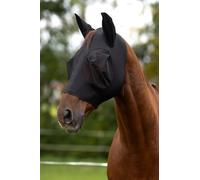 Covalliero FinoStretch Masque anti-mouches avec fermeture éclair Noir Taille : WB