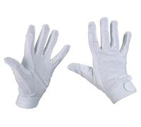 Covalliero Gants d'équitation Jersey blanc, T. M