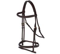 Kerbl Bridon Classique en cuir pour cheval de selle brun