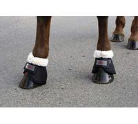 Covalliero KERBL Cloches de Protection Teddy Fleece pour Cheval COB Noir 1 Unité