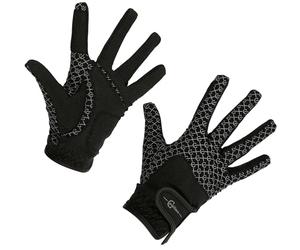 Covalliero Kerbl Gants d'équitation Reflective Noir, XS