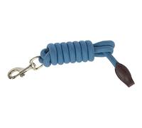 Covalliero - Longe avec mousqueton Cordano Deluxe FS26 - Laisse en polyester tressé - Douce & adhérente - Tricot de cheval bleu fumé (bleu fumé) - Longueur 2 m