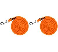 Covalliero Longe Hippo avec Mousqueton Orange (Lot de 2)