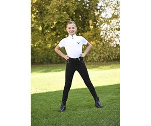 Covalliero Mixte enfant Pantalon D'équitation Basic Plus Culotte d quitation, Noir, 176 EU