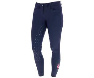 Covalliero Pant.équit. Janne x PinkRibbon fond intégr. dark navy, t. 44