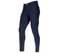 Covalliero Pantalon d'équitation Techno II, vêtements d'équitation, bleu foncé, taille 52, renforts genoux, polyamide, homme, extensible dans les 4 sens