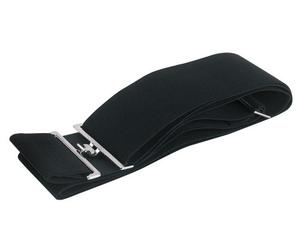 Covalliero Sangle élastique, Sangle, 8 cm, Noire, 110-250 cm, Cheval, avec Fermeture brevetée