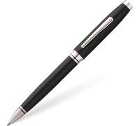 Coventry Stylo À Bille (Épaisseur De Trait M,Avec Emballage Cadeau) Noir/Chromé,1 Pièce (1 Pièce)