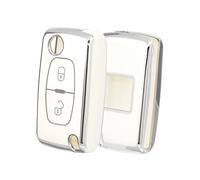 Cover 2K OFFCURVE Etui a Clef Couvre Clef Étui oque Clé pour Citroen C1 C2 C3 C4 C5 Picasso Peugeot 107 206 207 307 308 406 407 607 2/3 Boutons