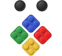 Cover Buttons with Joystick Cap for Nintendo Switch 2,Button Caps & Stick Analog for Switch Joy Con 2-Black