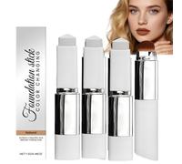 Cover Cream Stick, Fondation changeante de couleur avec brosse amovible avec base de maquillage éclairante, Concealeur hydratant léger de longue durée, Fondation pour la peau mature (3)