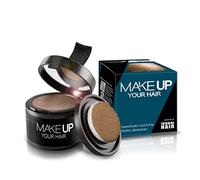 COVER HAIR Poudre de racines marron clair (4 g) - Poudre capillaire pour un masquage rapide et invisible de la racine, épaissir et couvrir les cheveux gris - Résiste au vent et à l'eau