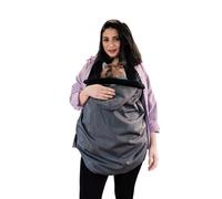 Cover Neko - Coque d'hiver pour porte-bébé 2 en 1 porte-bébé avec bandeau, sac à dos porte-bébé et poussette Neko Slings (gris)