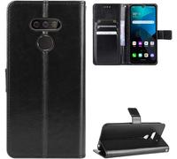 Cover Per Lg Harmony 4,Custodia Per Lg Lmk400am Harmony 4 2020/K400am Custodia Portafoglio In Pelle Flip Case Black