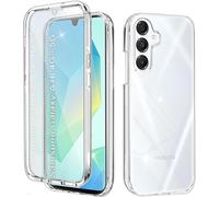 Cover Per Samsung Galaxy A16 4g/5g Antiurto Custodia Per Galaxy A16 360 Gradi Con Protezione Dello Schermo Integrata Trasparente Full Body Protettivo Case Tpu Cover Per Samsung Galaxy A16, Clear