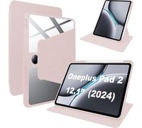 Cover Pour Oneplus Pad 2 & Oppo Pad 3 Pro Coque Case Avec Emplacement Pour Stylo & Support Pivotant Cuir Pu + Acrylique Transparent Coque Pour Oneplus Pad 2 & Oppo Pad 3 Pro 12.1"" Case
