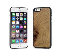 Cover-Up WoodBack bois noir mat pour iPhone 6 / 6s - Loupe d'orme des Carpate
