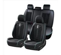 Coverado Ensemble Complet de Housses de siège de Voiture Avant et arrière en Cuir Respirant pour 5 Places, Housses de siège de Voiture universelles pour la Plupart des berlines, SUV, Pick-up