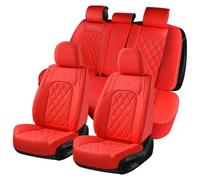Coverado Ensemble Complet de Housses de siège de Voiture universelles à 5 sièges pour Voitures, en Similicuir de Luxe, imperméables, Housses de siège Avant et arrière, compatibles avec la Plupart des