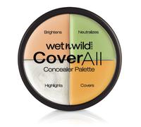 wet n wild 4en1 Palette de Correcteurs Ciblés CoverAll Anti-Imperfections/Cernes , 6.5 g
