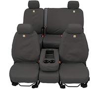 Covercraft Carhartt Housses de siège personnalisées pour Certains modèles Dodge et Jeep - Tissage de Canard (Gravier)