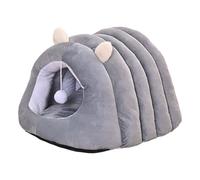 Covered Cat Bed, Cat House, Comfortable Pet Nest, Cozy Enclosed Design, Soft Interior Cushion, Compact Ideal for Kittens Puppies Bunnies Small Animals, Living Room, Bedroom, Apartment Use