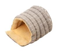 Covered Cat Bed | Comfortable Removable Washable Pet Bed | Semi-Enclosed Dome Design Pet Cave | Soft Sleeping Space for Puppy Kitten Small Pets | Ideal for Play Corner Winter Christmas Indoor Res