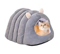 Covered Cat Bed, Cozy Pet House, Soft Enclosed Sleeping, Warm Hideaway Shelter, Plush Comfort Dome for Kittens, Puppies, Bunnies, Small Animals, Living Room, Bedroom, Play Area, Apartment