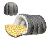 Covered Cat Bed - Winter Thermal Nest, Enclosed Pet Sleeping House