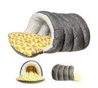 Covered Cat Bed - Winter Thermal Nest, Enclosed Pet Sleeping House