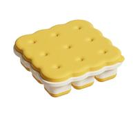 Covered Freezer Mold, Silicone Cube Maker, Easy Release Ice Storage Tray, Reusable Cooling Shape Container, Ideal for Bar Kitchen Fridge Whiskey Cocktail Coffee Wine Beverage 10x10x3.5cm