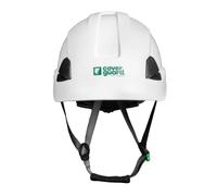 COVERGUARD Casque de Travail en Hauteur Altai Pro Blanc, Coque ABS et jugulaire 3 Points, EN397 / EN50365 / -30° - Protection EPI