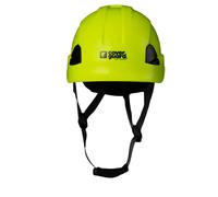 COVERGUARD Casque de Travail en Hauteur Altai Pro Jaune Fluo, Coque ABS et jugulaire 3 Points, EN397 / EN50365 / -30° - Protection EPI