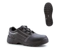 Chaussures de sécurité basses BOSTON S1P SRC en cuir grainé Barton noir P40 - - BOSTON_12