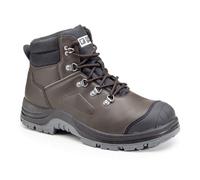 Coverguard Chaussures De Sécurité S3 Flint Haute Croute De Cuir Marron