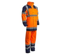 Coverguard Ensemble de Pluie Veste + Pantalon Haute visibilit須ydra,L,Orange