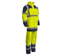 Coverguard Workwear Ensemble de pluie Veste + Pantalon Haute visibilit須ydra XL Jaune