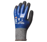 Coverguard - Gant anti-coupure noir bleu nitrile EUROCUT N555 HPPE Taille:11