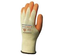 Coverguard - Gant de protection manutention orange bleu latex adhérisé EUROSTRONG 10L800 (Pack de 10)