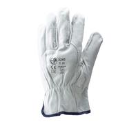 Coverguard - Gants manutention blanc en cuir tout fleur de buffle standard EUROSTRONG 2240 (Pack de 10)