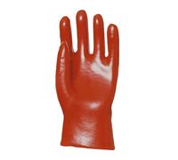 Coverguard - Gants manutention rouge en polyester enduit PVC 27cm EUROSTRONG 3520 (Pack de 10)