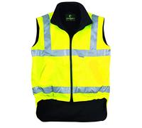 Coverguard Gilet Haute visibilité doublé Polaire réversible Hi-Way