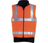 Coverguard Gilet Haute visibilité doublé Polaire réversible Hi-Way
