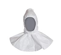 COVERGUARD (Lot de 100) Cagoule jetable Dupont Tyvek Blanc - Boite de 100 - Tyvek Taille Unique - Vêtement jetable