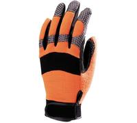 Coverguard Lot de 5 - Gants Manutention S syntgris - paum silicon - dos Spandx orange Taille 9 - Gants de travail