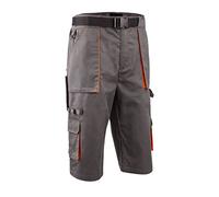 COVERGUARD - Paddock II Bermuda Long, Gris-Orange, 60% CO/40% PES, 245g/m² - 247-5PAS - L