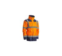 Veste KANATA PU HI-VIZ 3M orange fluo/marine TXL - COVERGUARD - 7KANOXL