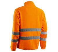 COVERGUARD RITTO Veste Polaire de Travail Orange Fluo S - 40/42 - Vêtement de Travail