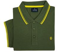 Coveri Polo à 3 boutons pour homme, manches courtes, pur coton, tailles fortes, 3 x 4 x 5 x 6 cm. - - 5X-Large