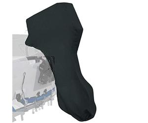 Coverify Housse de Moteur de Hors-Bord 60-90 HP Noire très résistante pour Moteur Hors-Bord 600D imperméable avec Sangle Coupe-Vent